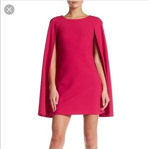 Trina Turk pink Cape Dress